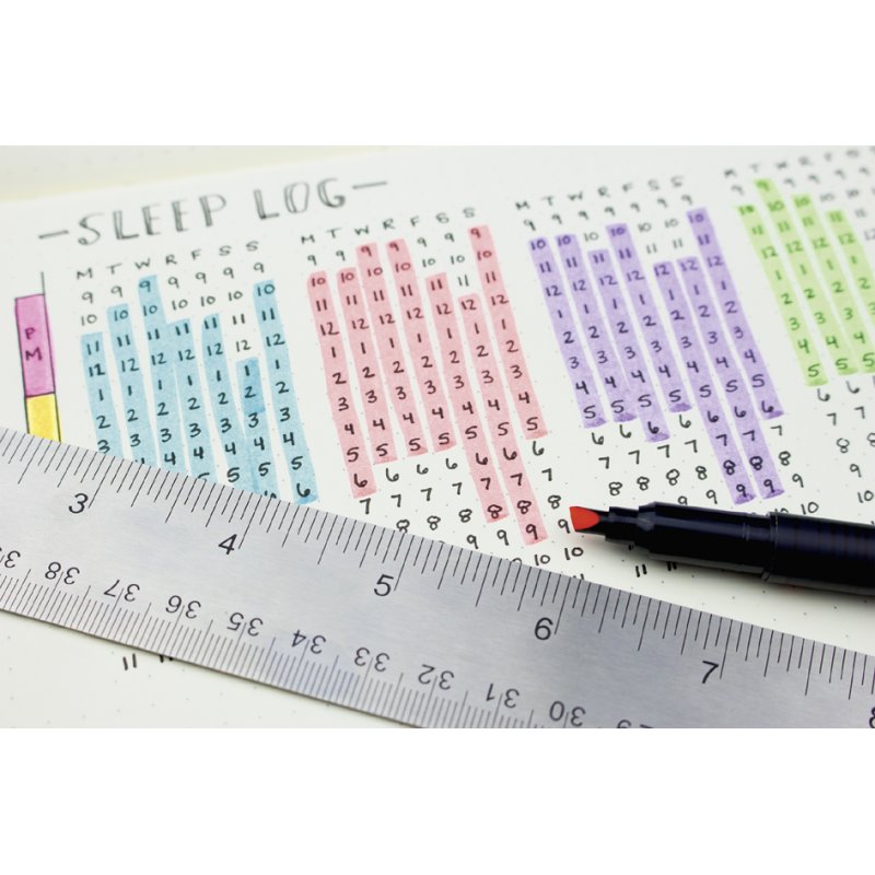 TOMBOW MONO edge markeerstift, dubbele punt, zwart, 48 stuks acryl display